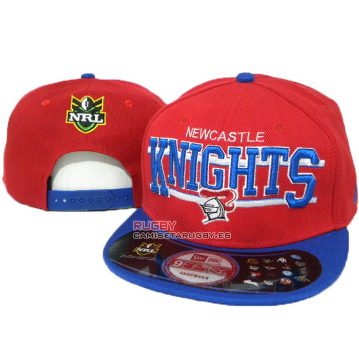 NRL Snapback Gorra Newcastle Knights Rojo Azul